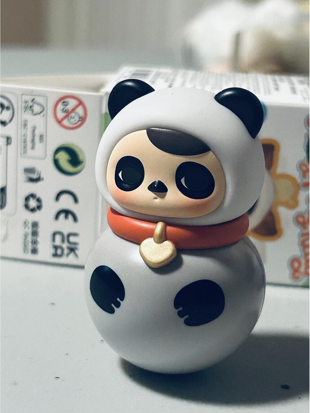 Roly Poly Kitty - Pucky Panda cat fidget toy